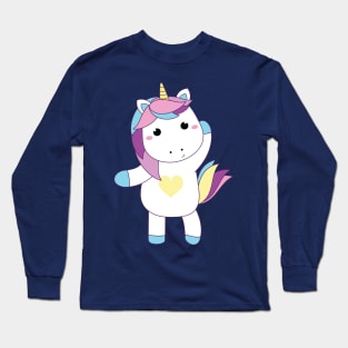 Baby unicorn model Long Sleeve T-Shirt